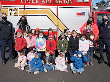 Dr. Dixon at Fire Safety Class